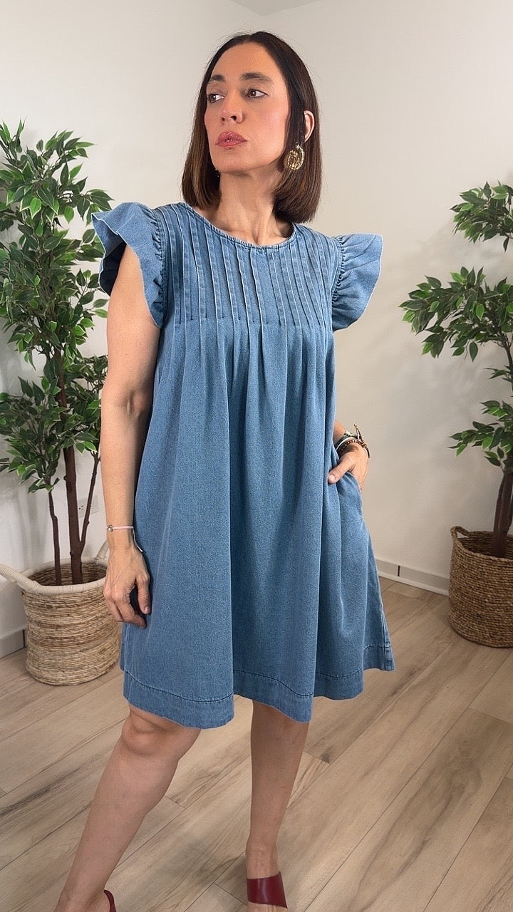 Arco Denim Mini Dress