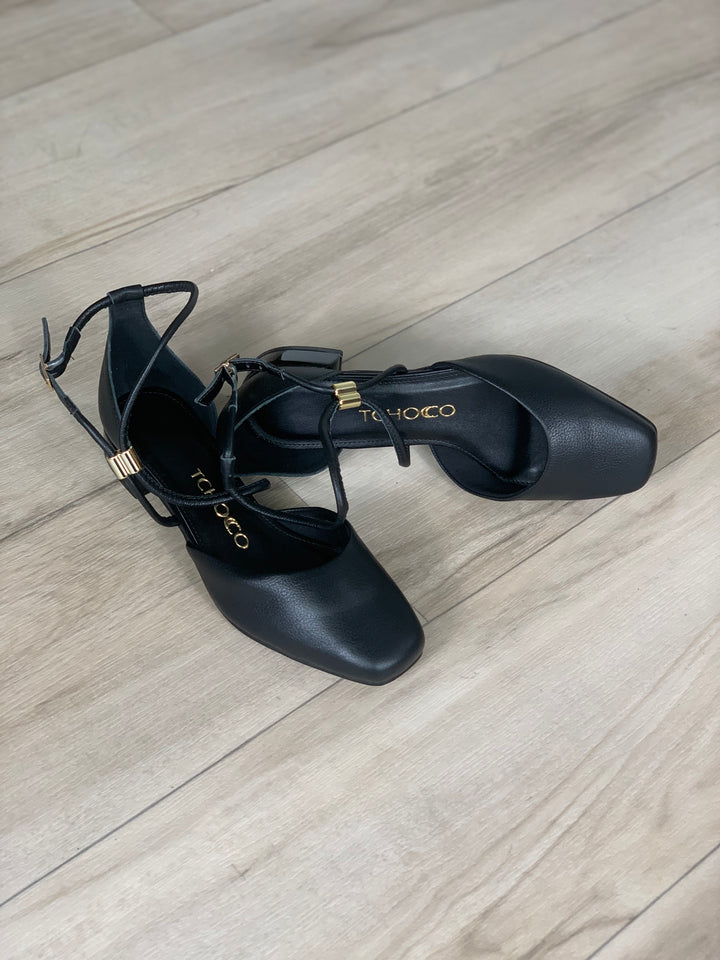 Tchocco Black Fashion Mary Janes