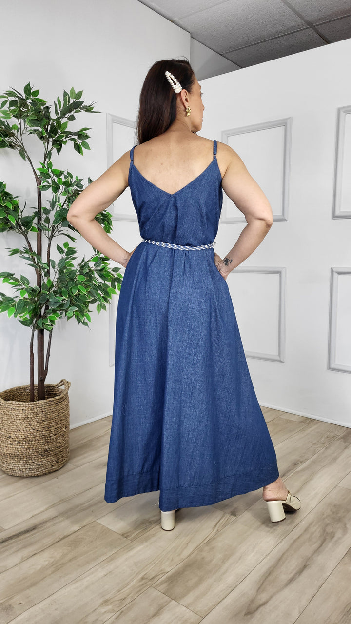 Serena Denim Midi