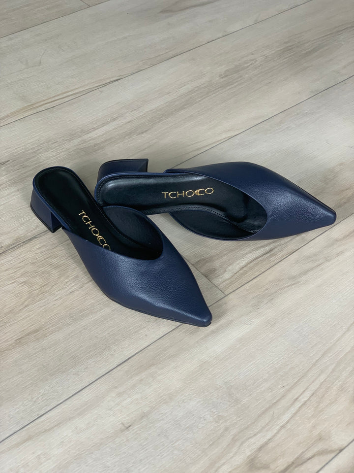 Tchocco Navy Mules