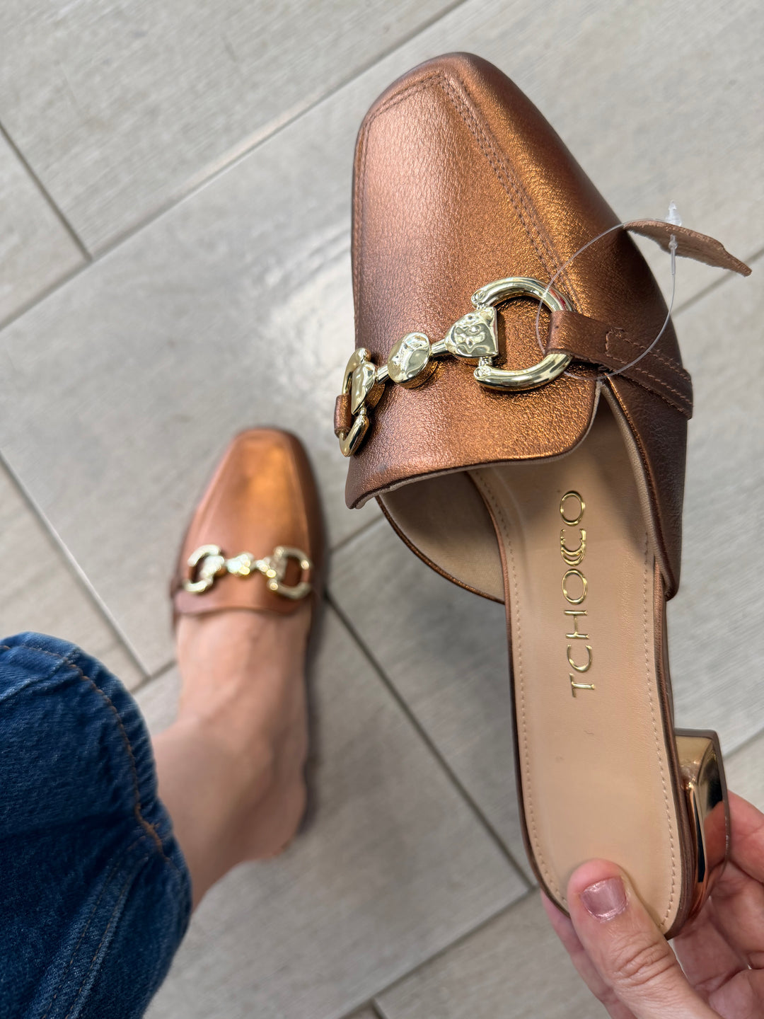 Tchocco Bronze RT Mules