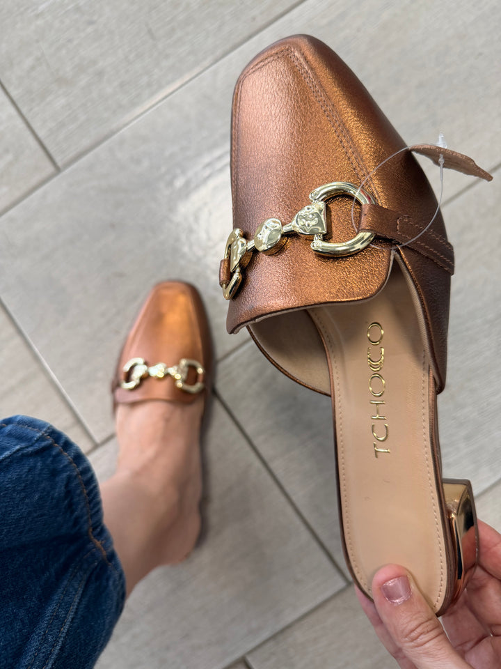 Tchocco Bronze RT Mules