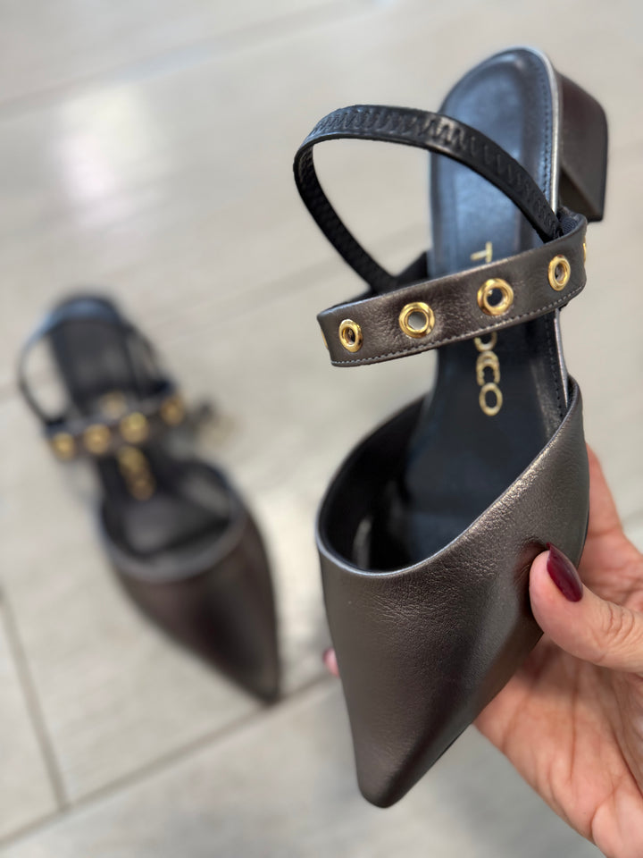Tchocco Onix Slingback Flats