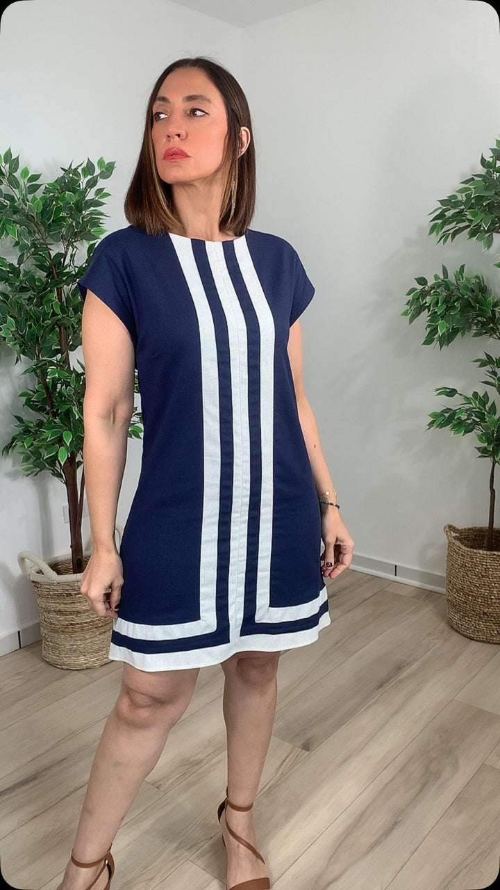 Dádiva Navy Mini Dress
