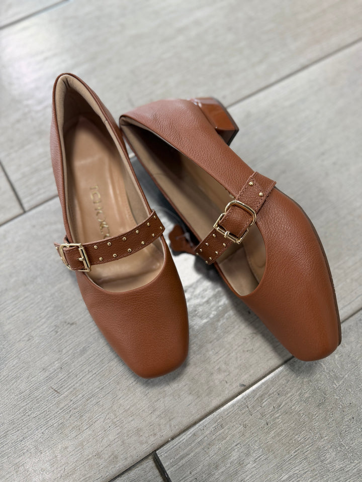 Tchocco Whisky Buckle Flats
