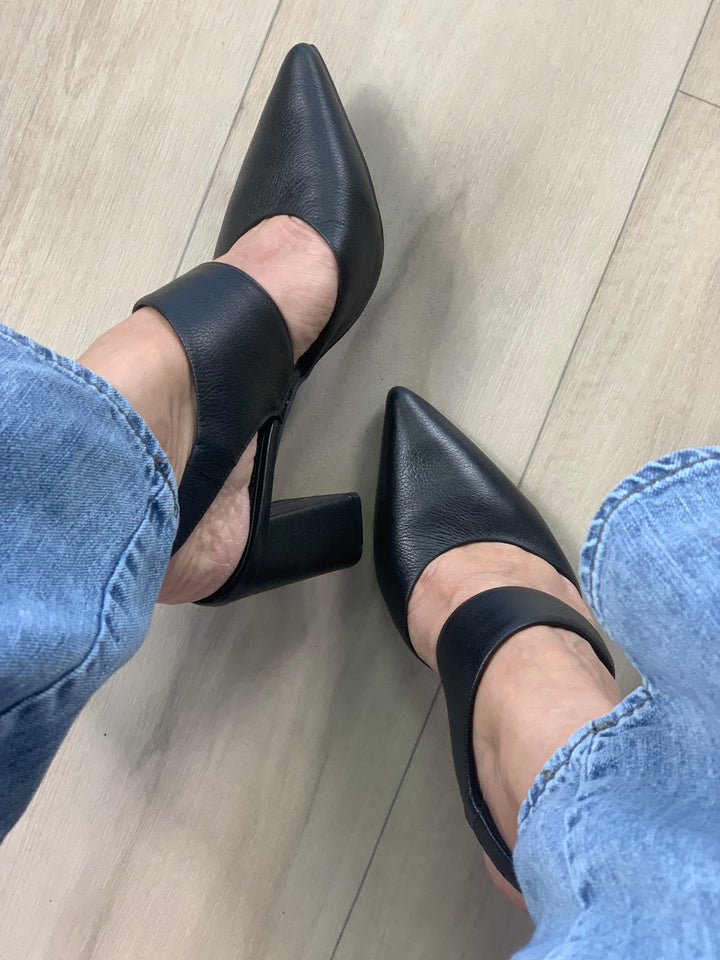 Tchocco 3" Preto Euro Block Heels