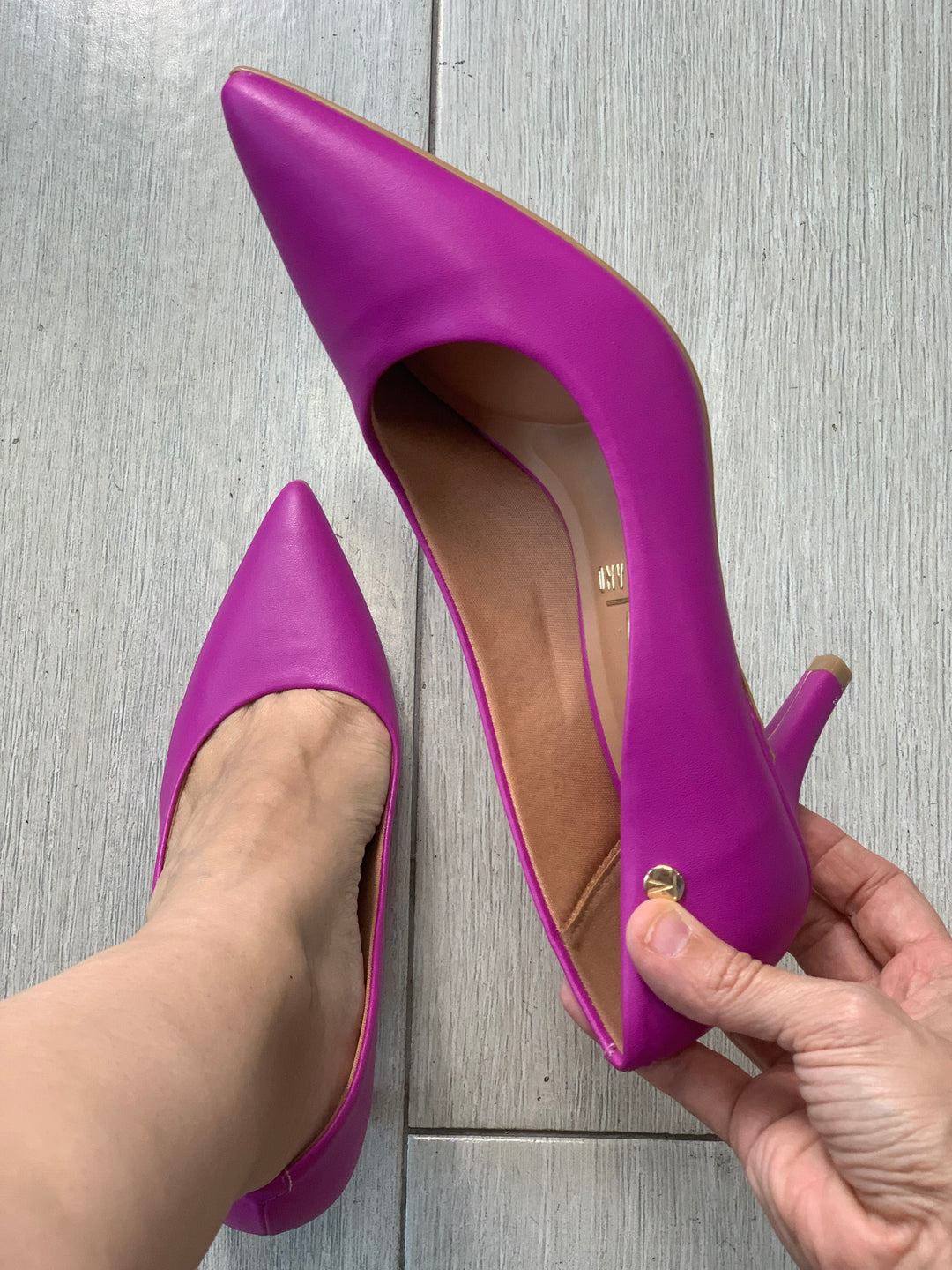 Vizzano Dark Purple 2.5” Classic Heels