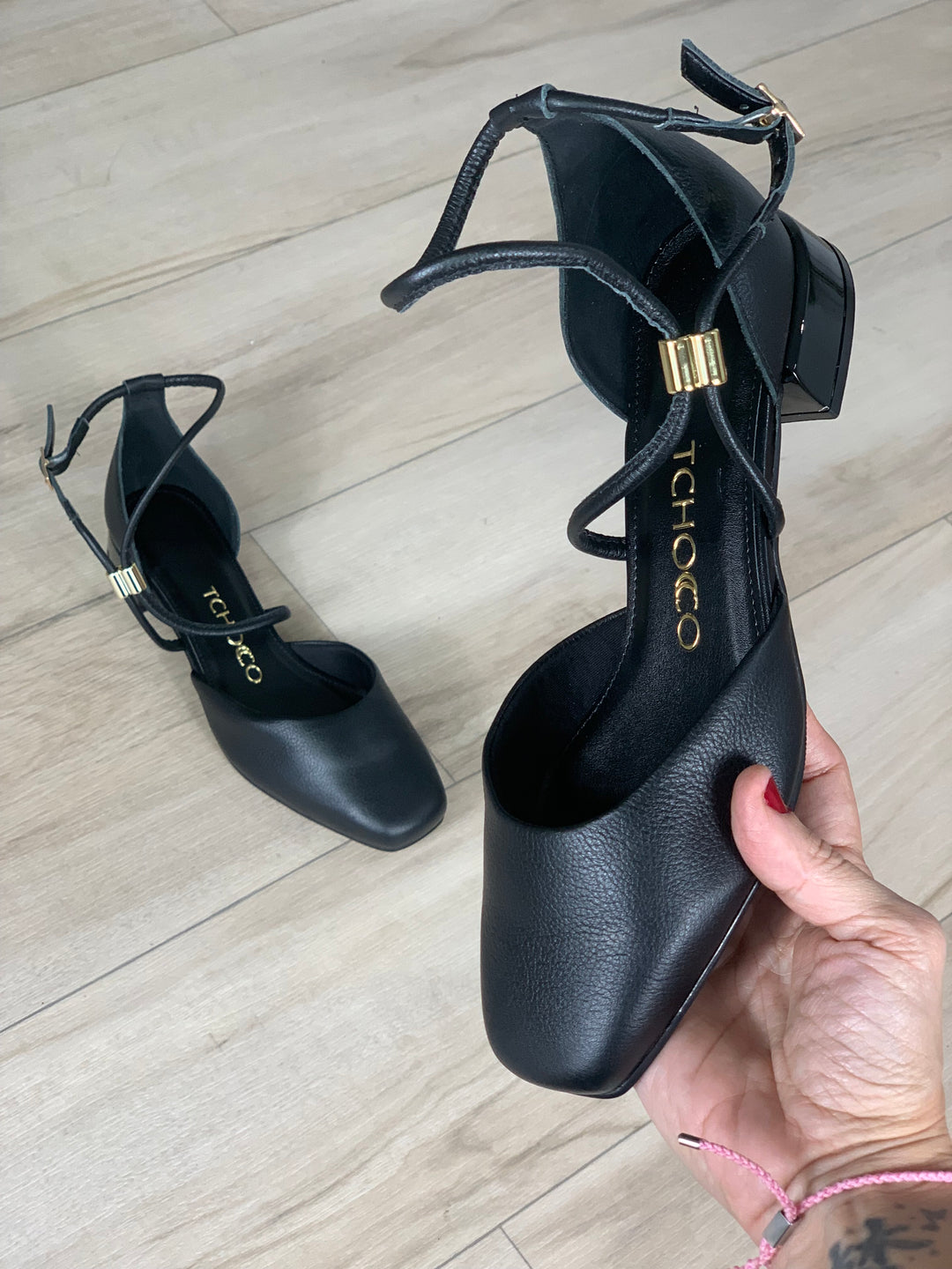 Tchocco Black Fashion Mary Janes