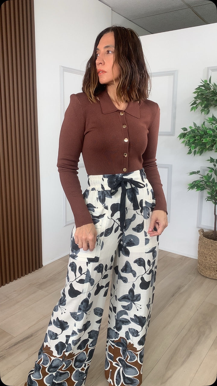 Consuelo Brown Cardigan