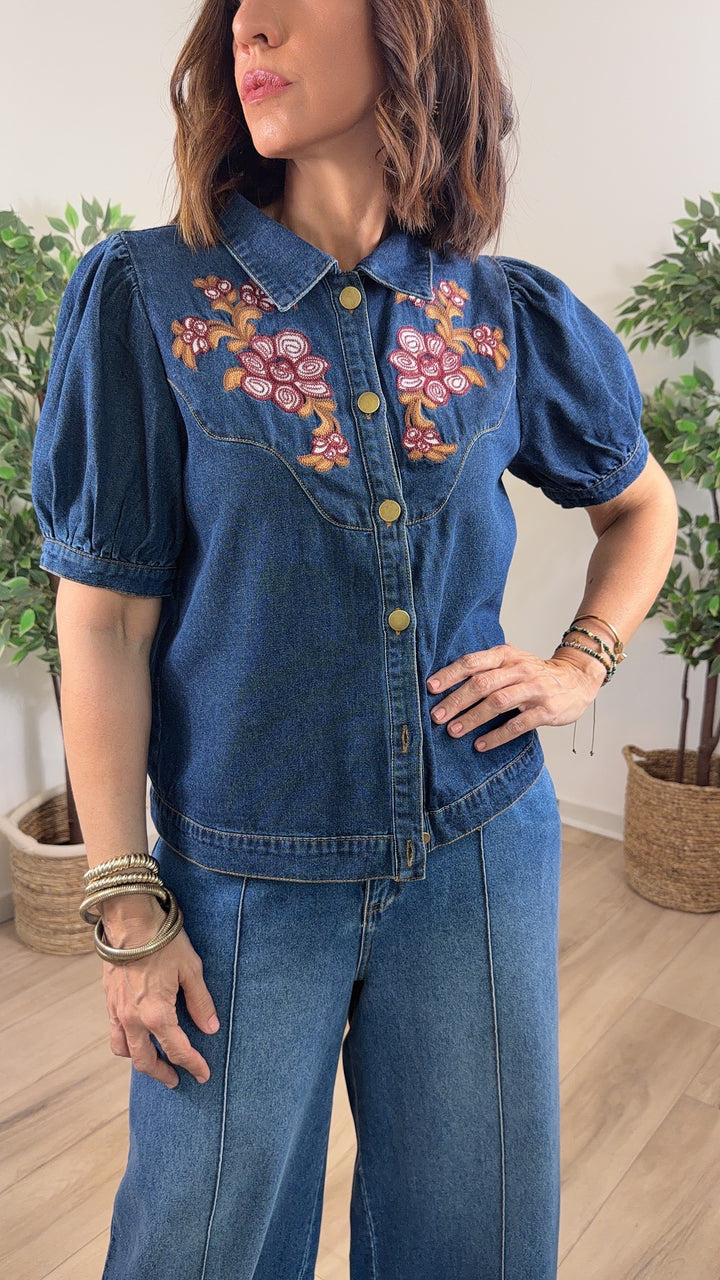 Cumbre Denim Top
