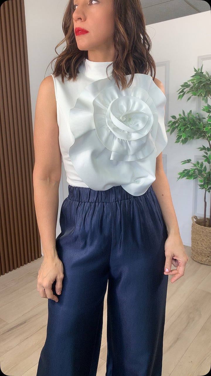 Natividad Navy Pants