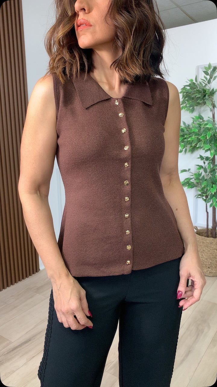Sembradío Brown Top