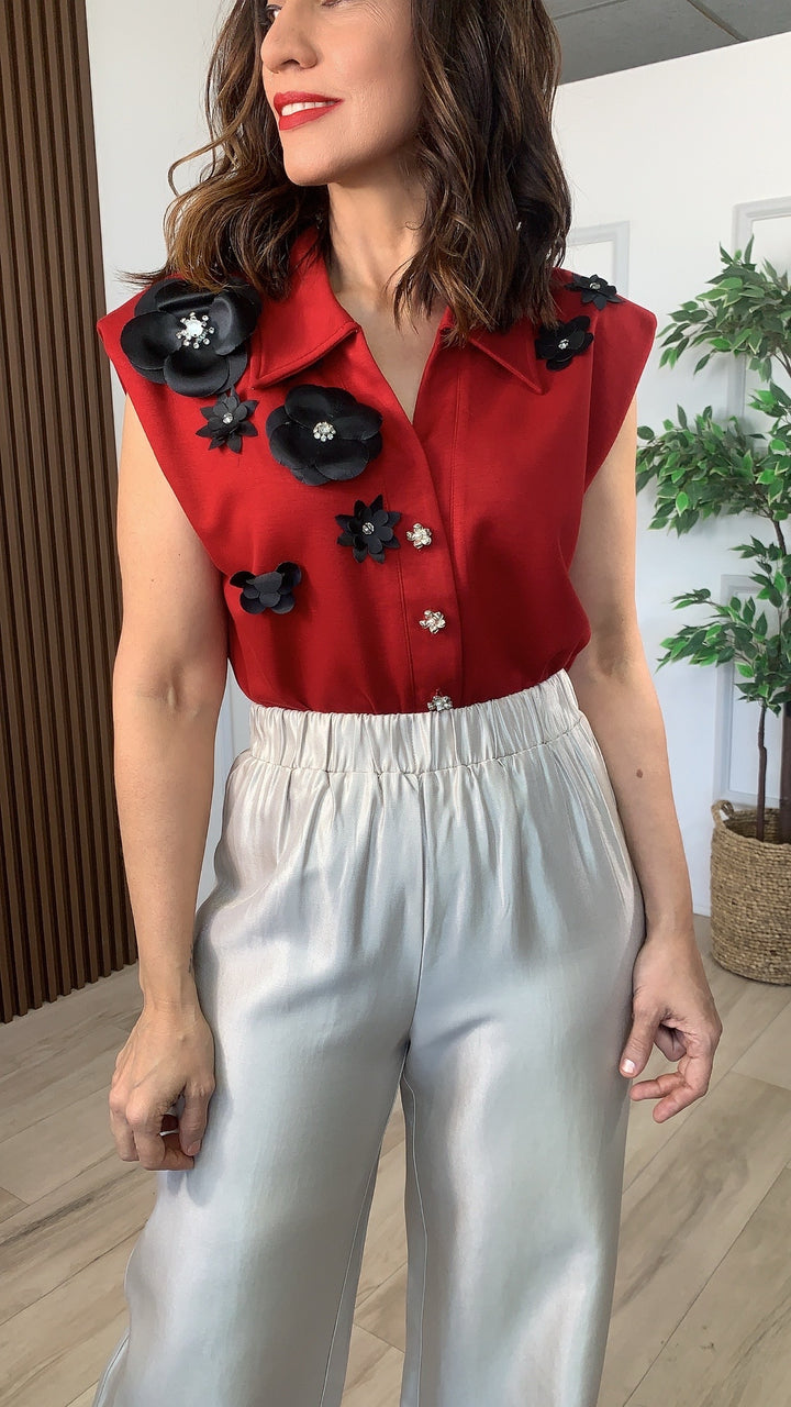 Natividad Champagne Pants