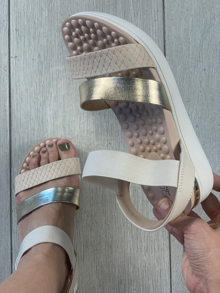 Modare Gold/Cream Sandals