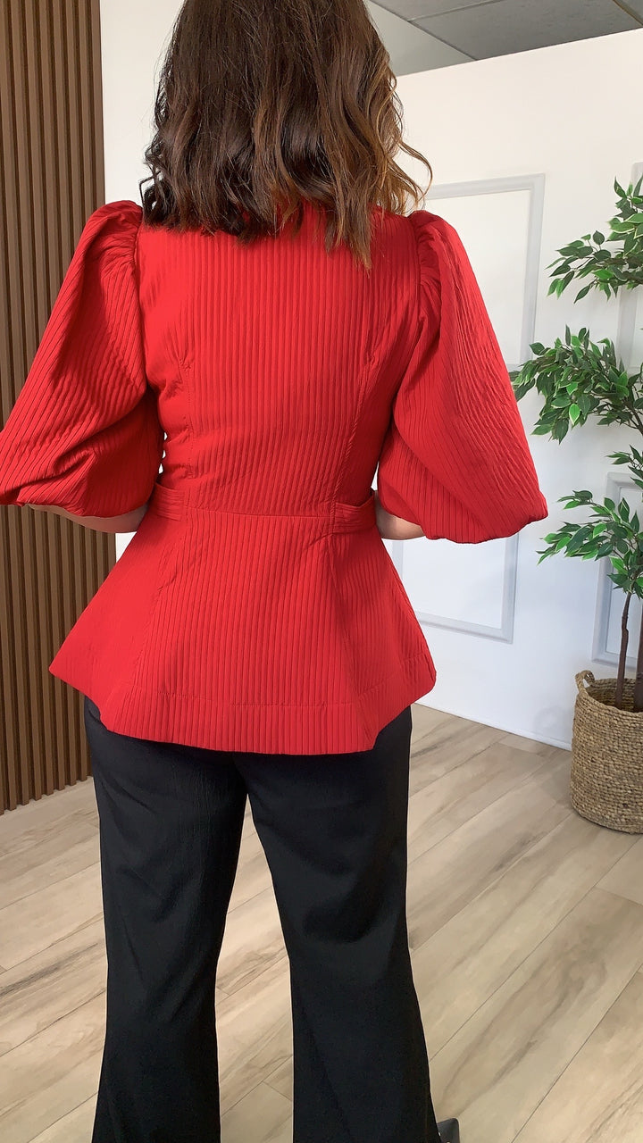 Quietud Burgundy Top