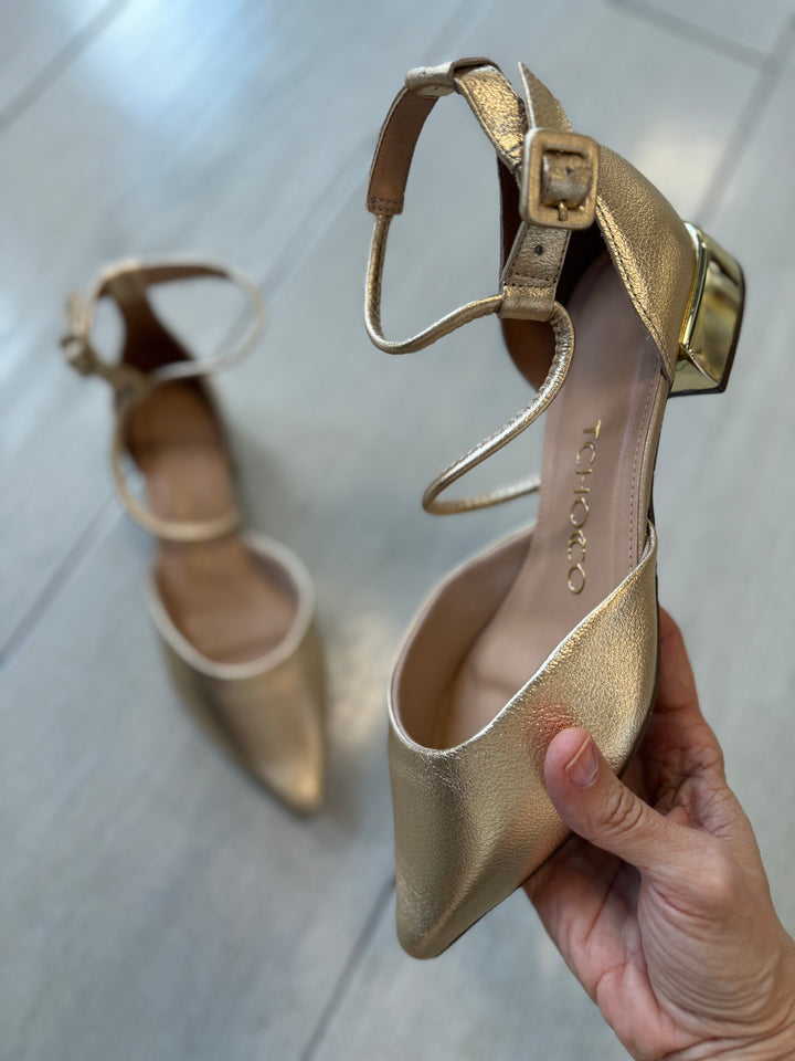Tchocco Ouro C Strap Mary Janes
