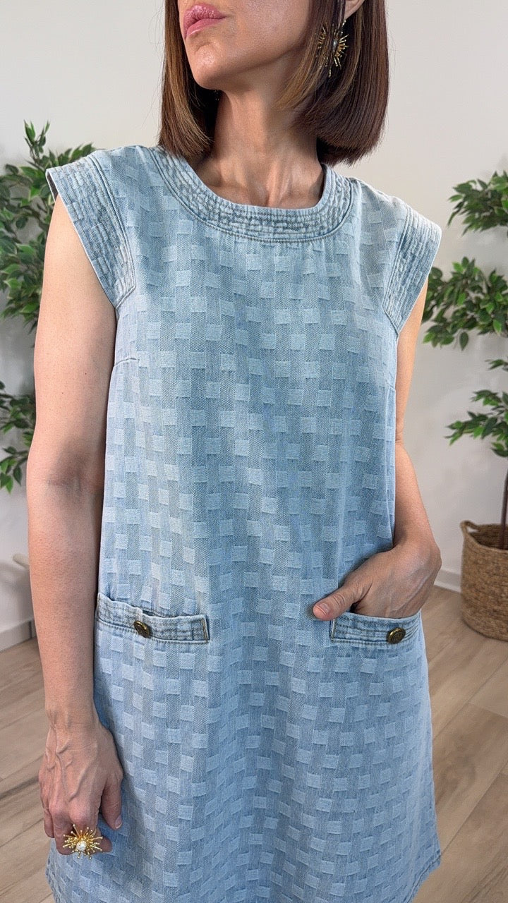 Entusiasmo Denim Mini Dress