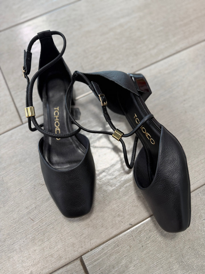 Tchocco Black Fashion Mary Janes