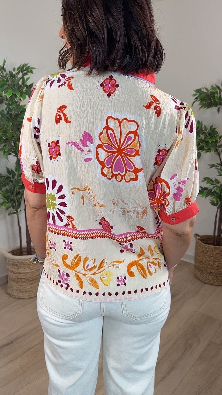 Destellar Cream Top