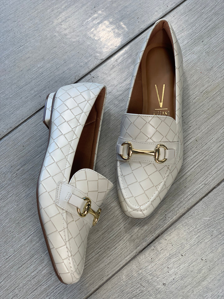 Vizzano Textured Off White Flats