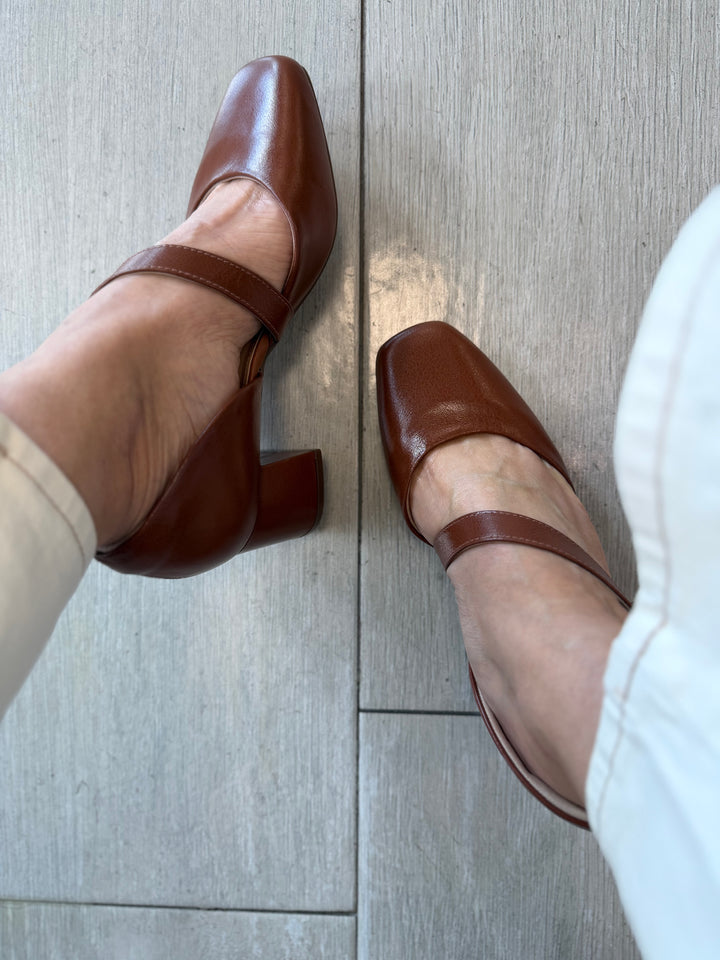 Tchocco Telha C Round Toe Block Heels