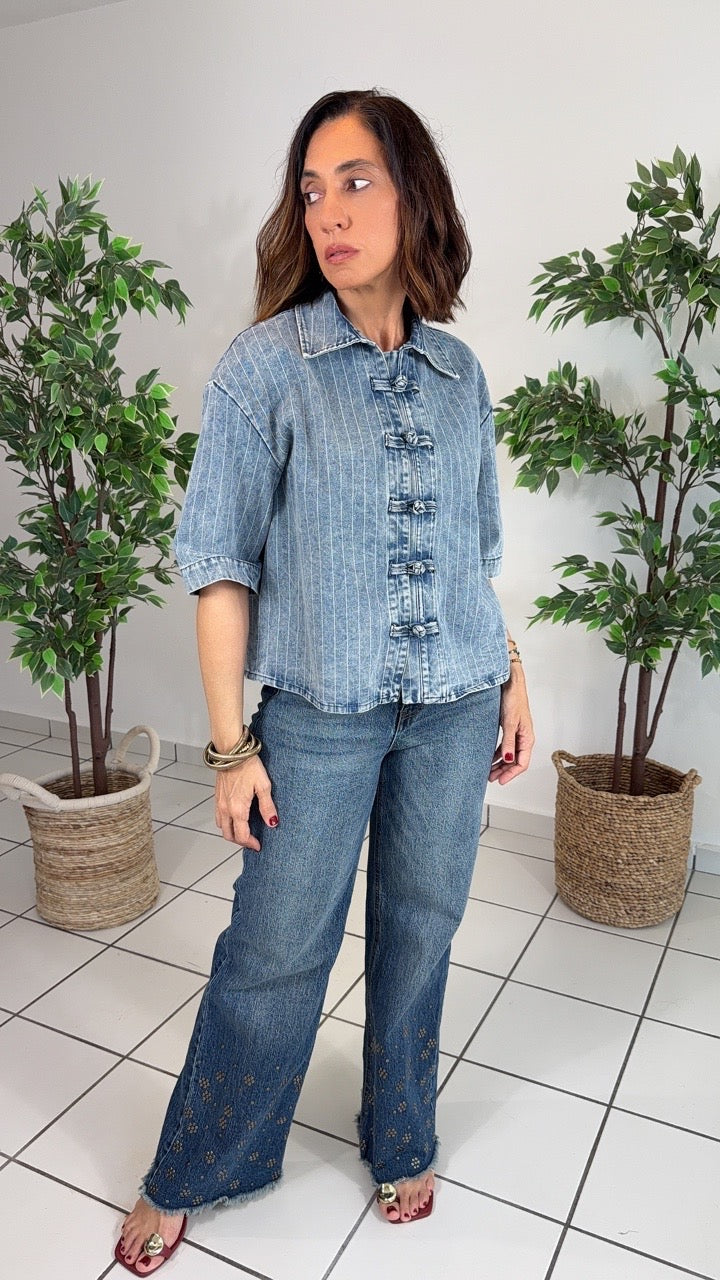 Grandeur Denim Top