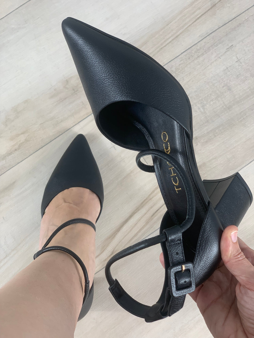 Tchocco Preto Block Heels