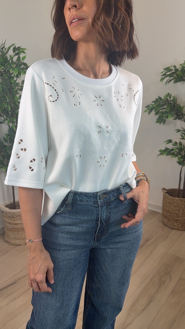 Notable Off White Top