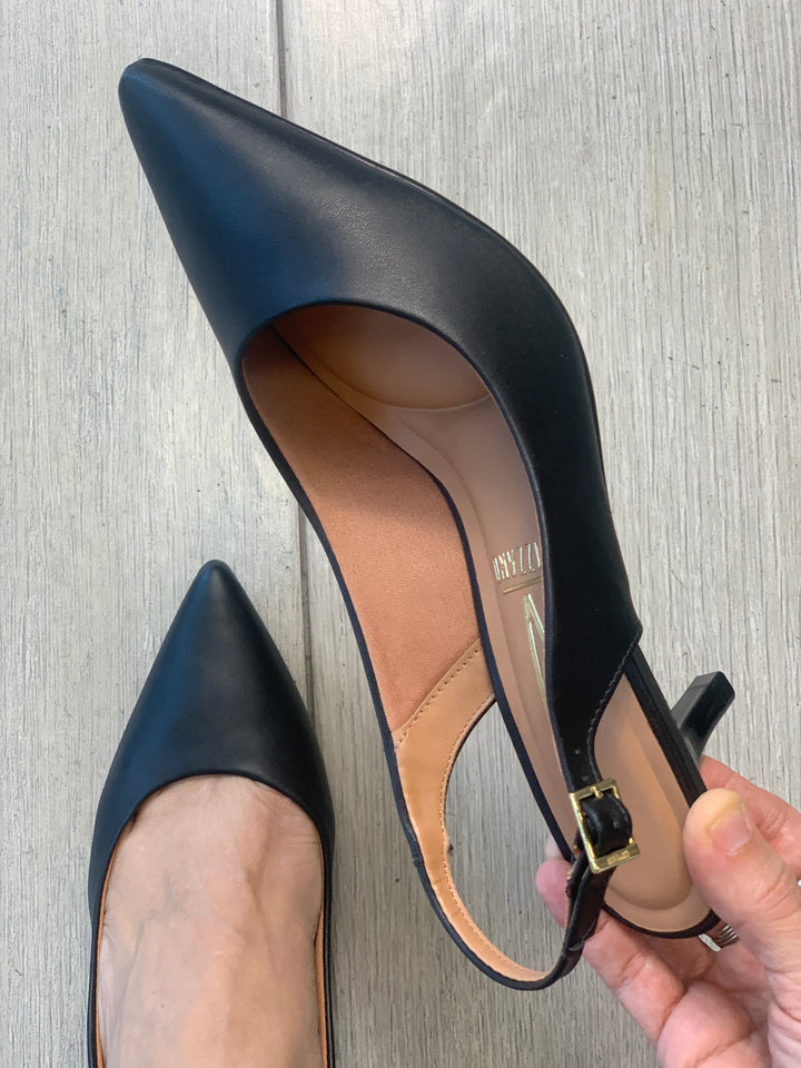 Vizzano Black 1” Strappy Classic Heels