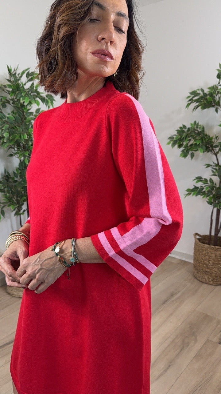 Ímpetu Red Mini Dress