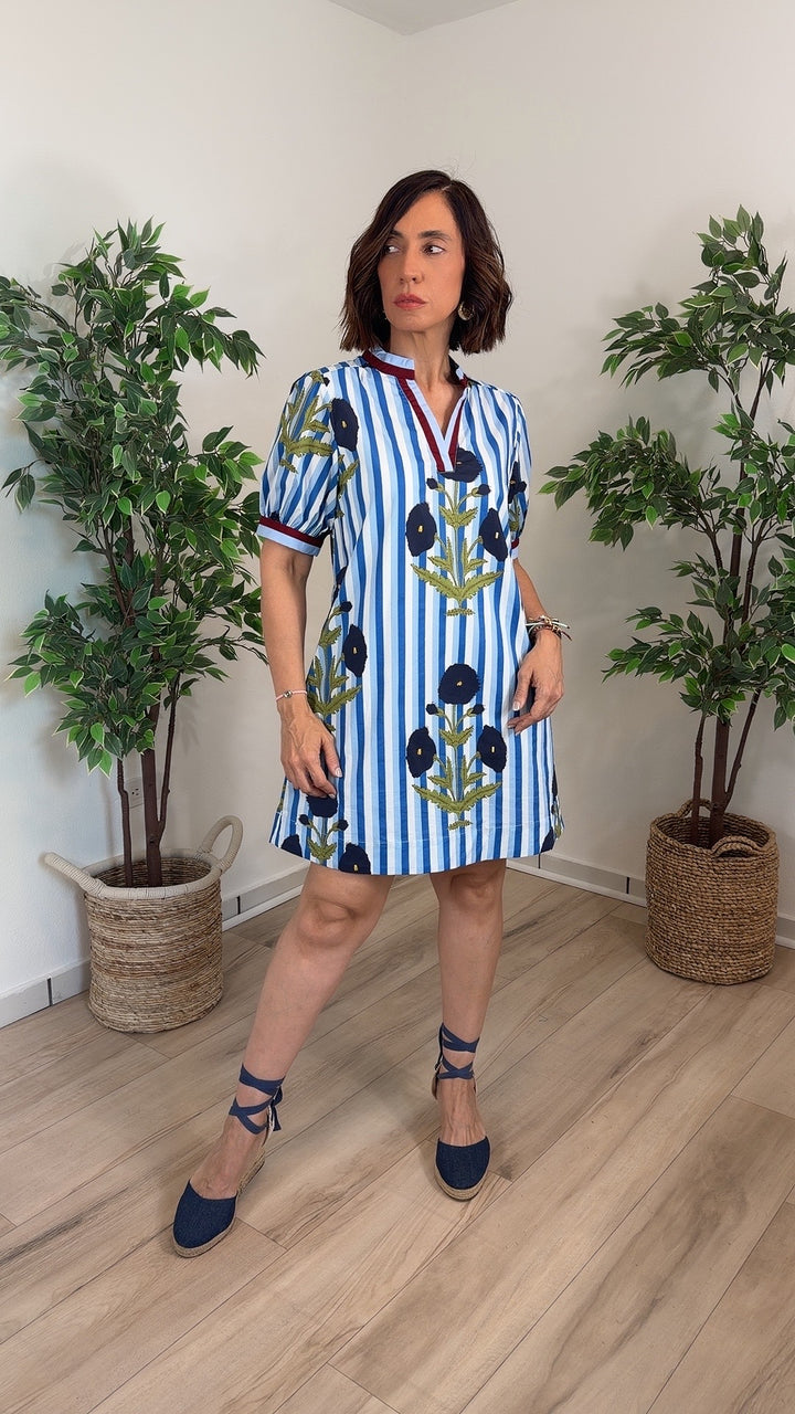 Impacto Navy Mini Dress