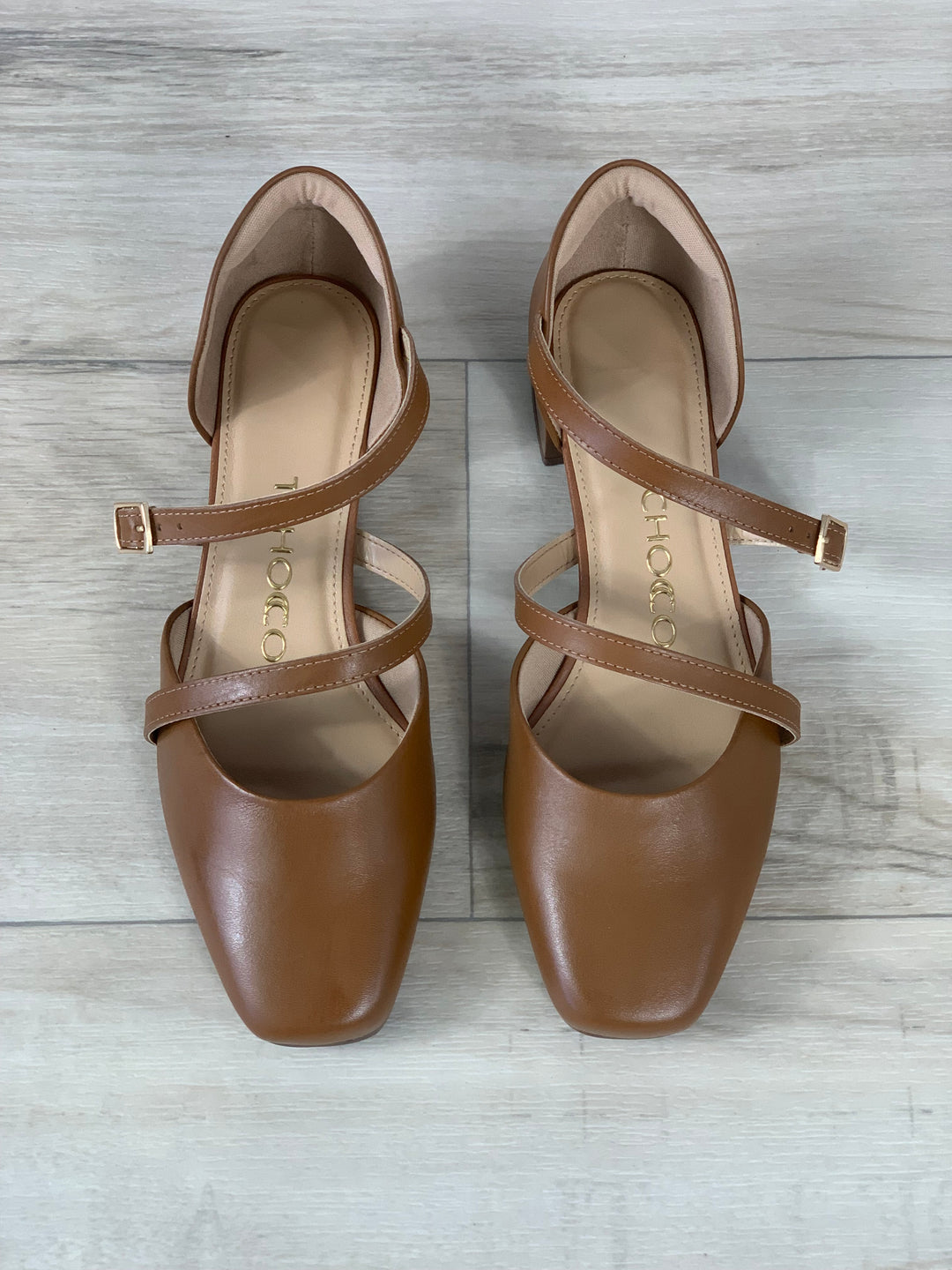 Tchocco Caramel Mary Janes