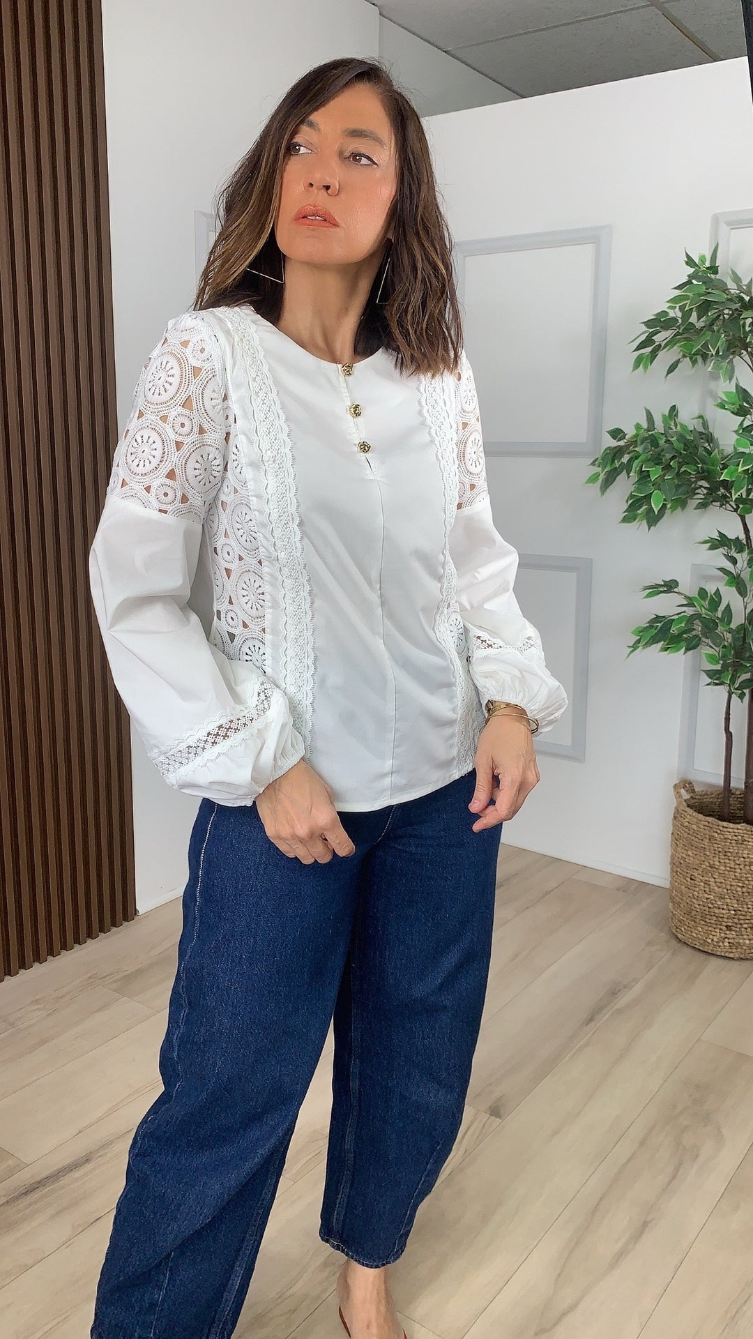 Esfuerzo White Blouse