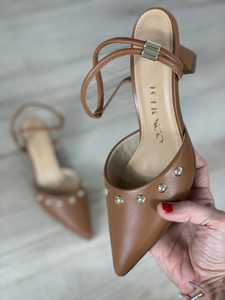 Tchocco Whisky Studs Heels