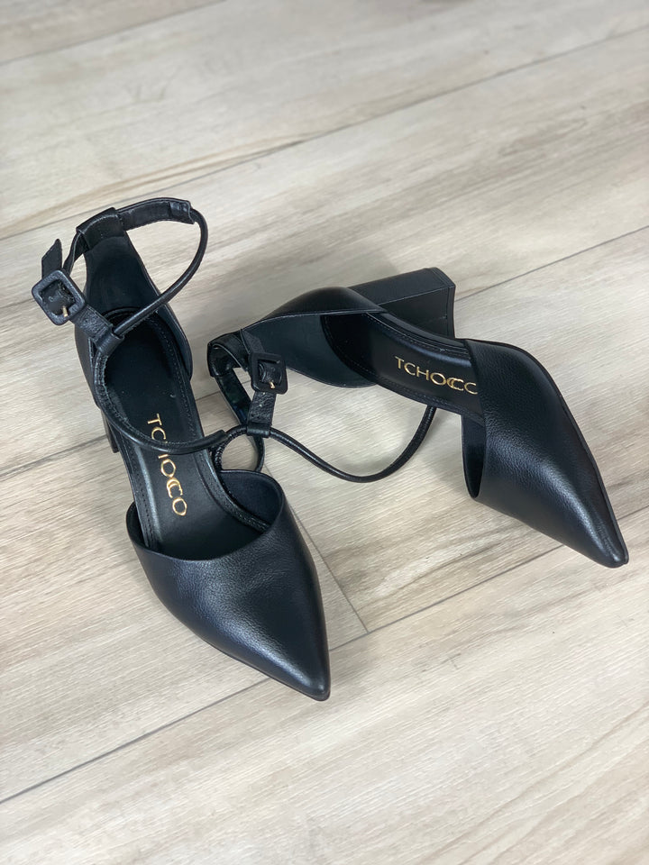 Tchocco Preto Block Heels