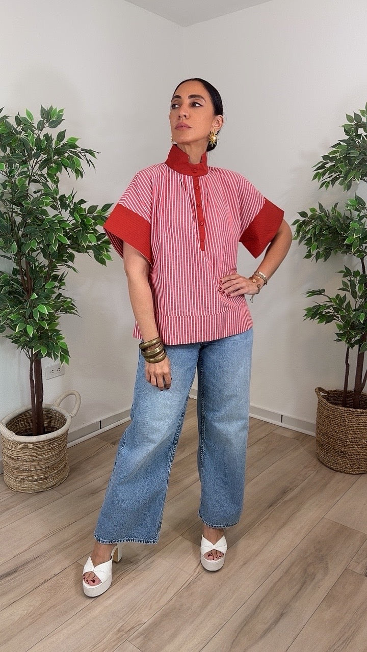 Samaria Rust Top