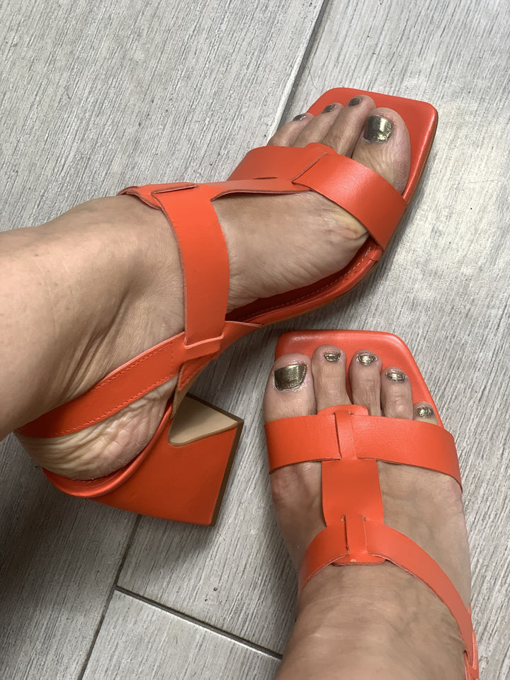 Di Vitrini Tangerine 2.5” Heel Sandals