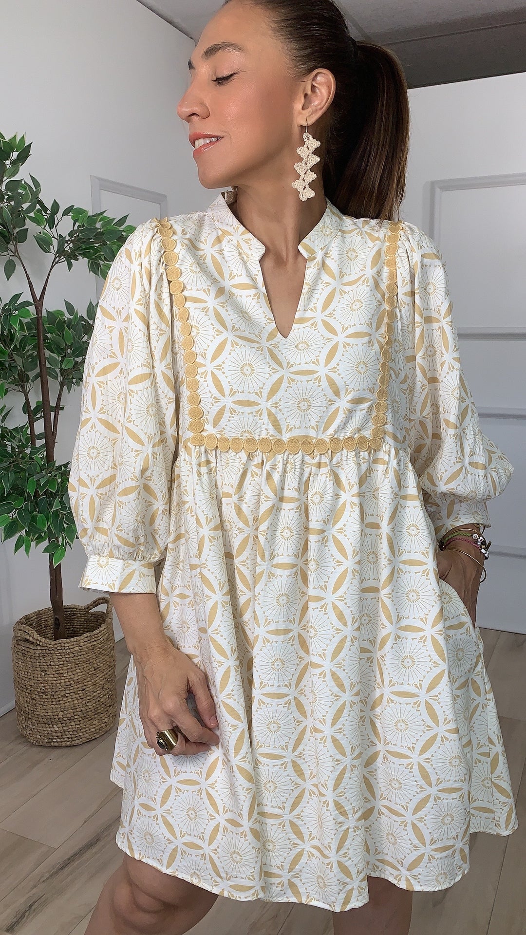 Huellas Mini Dress