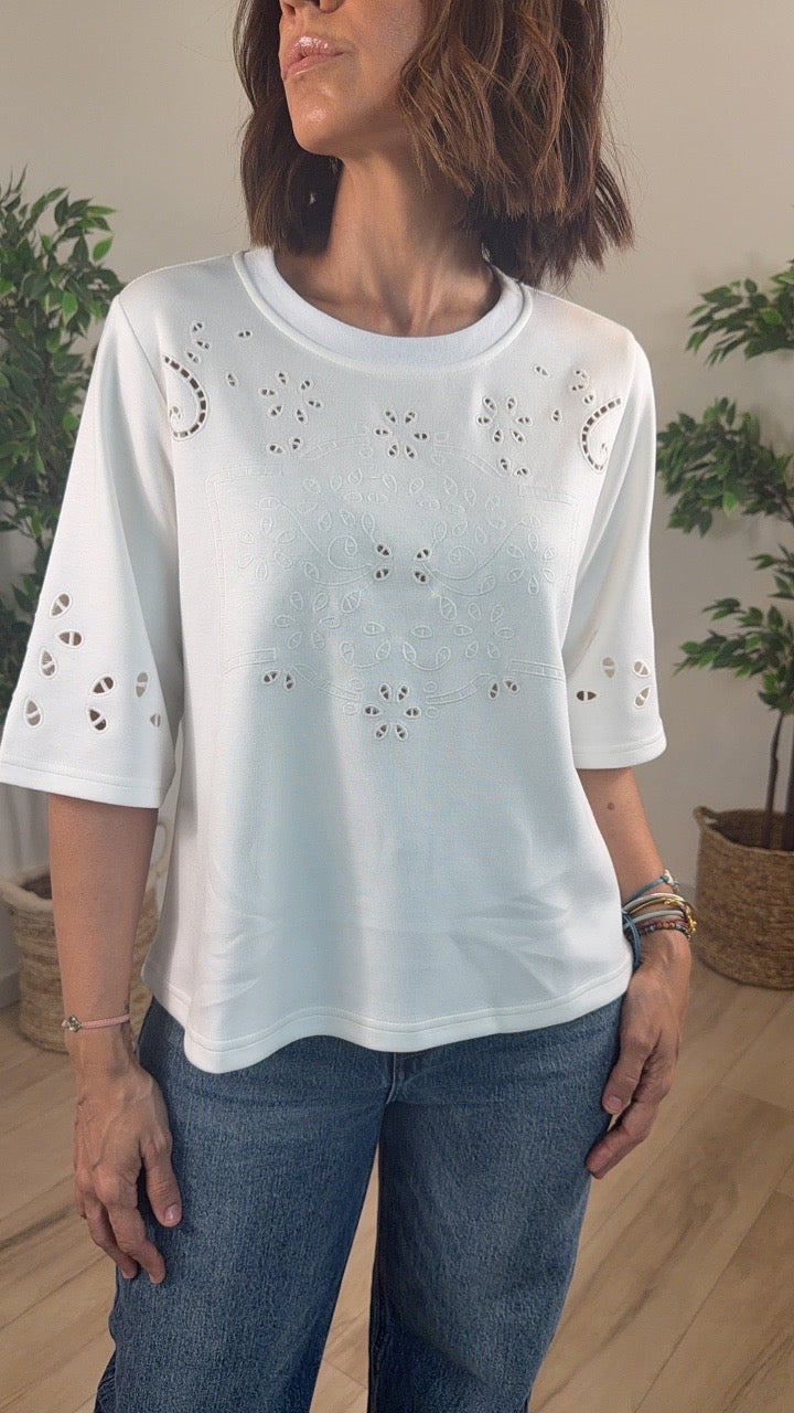 Notable Off White Top