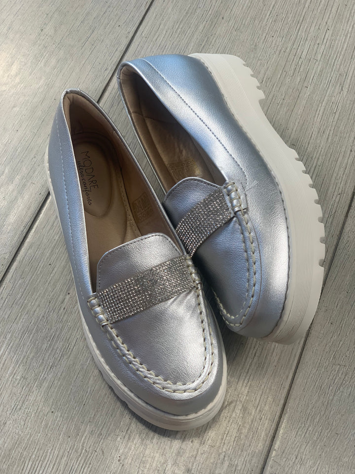 Modare Silver Loafers