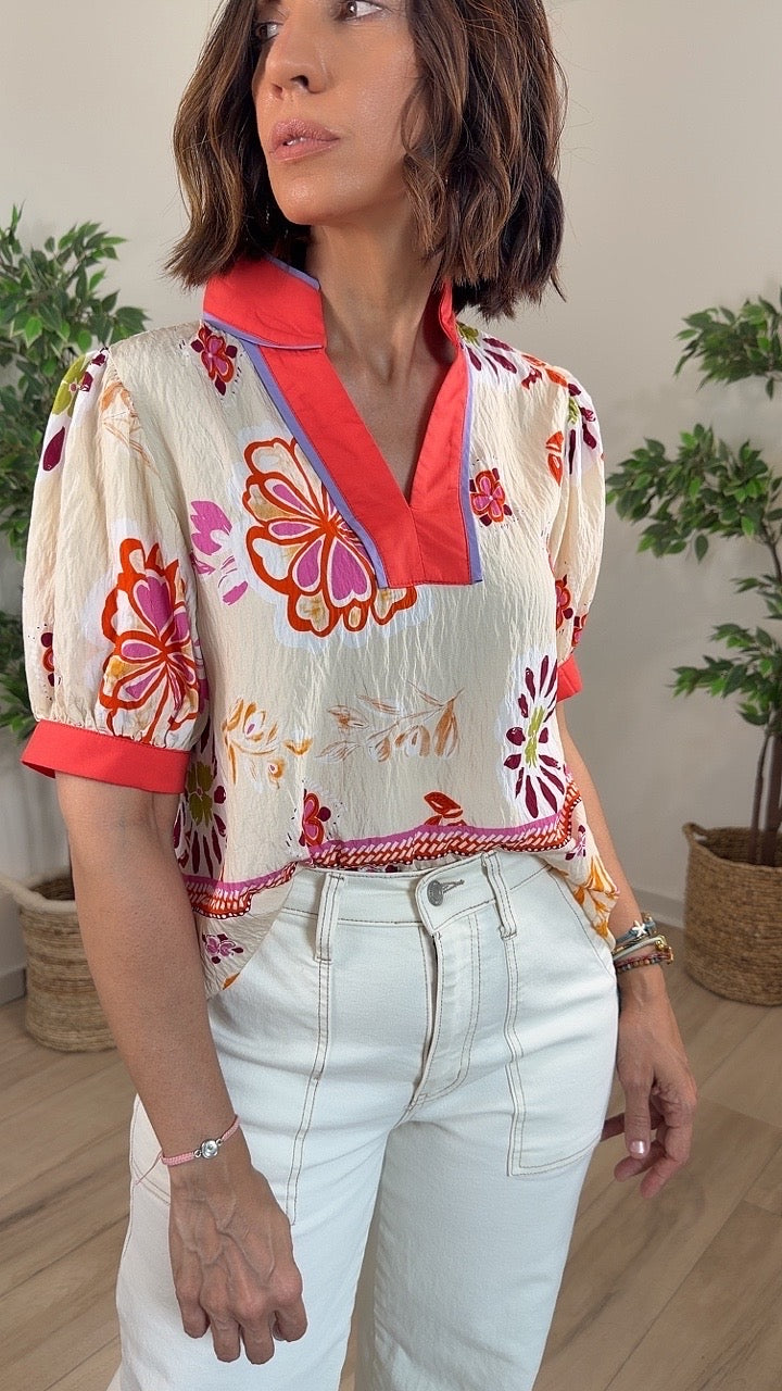 Destellar Cream Top