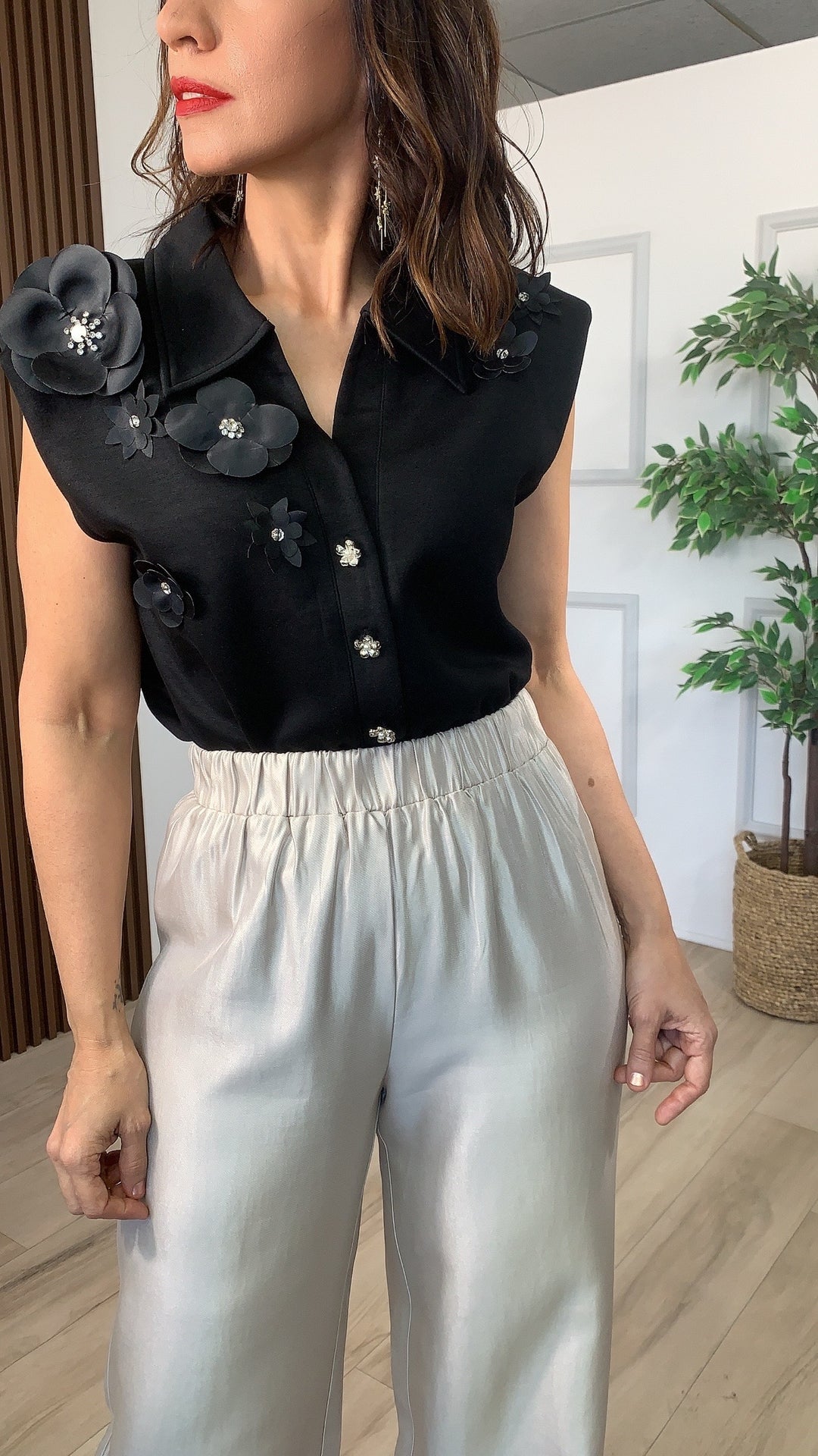 Natividad Champagne Pants