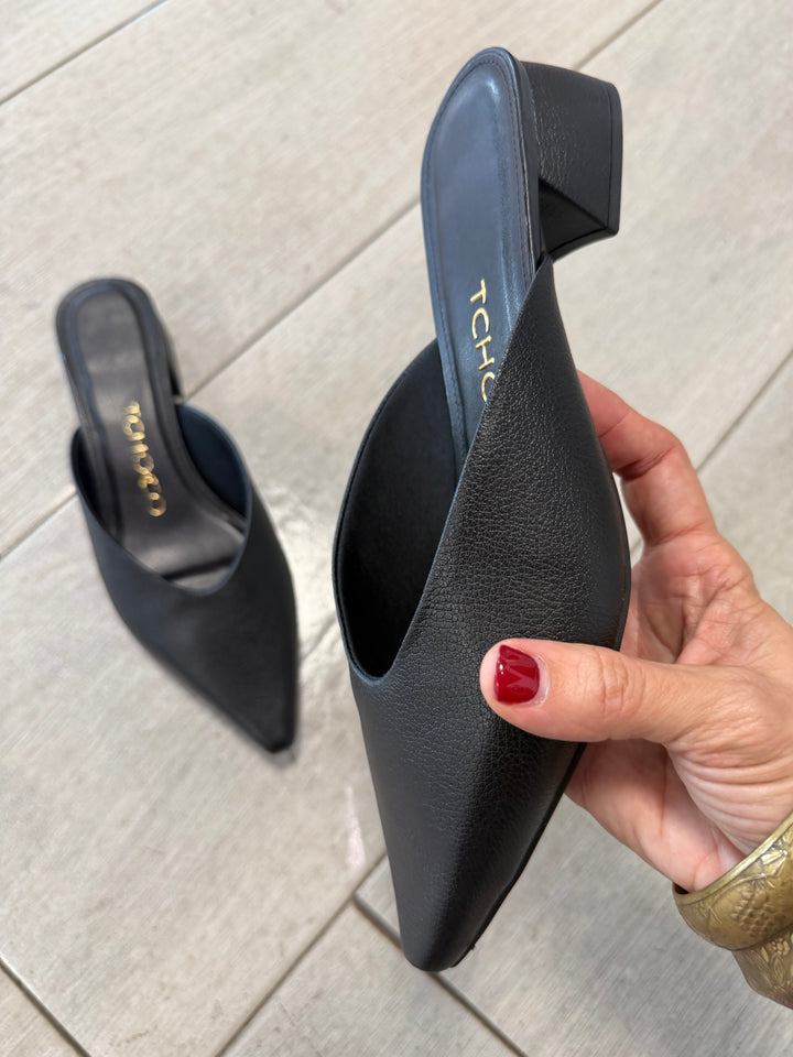 Tchocco Black Mules