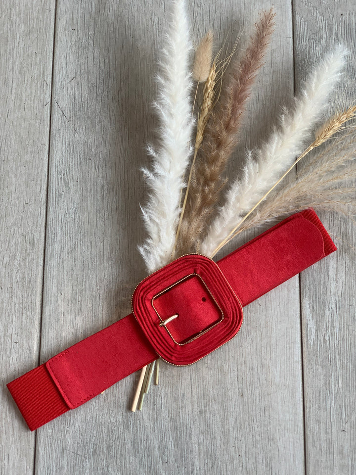 Red Elastic Belt