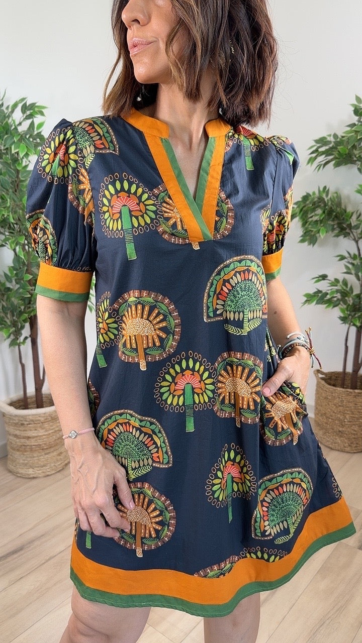 Esmero Navy Mini Dress