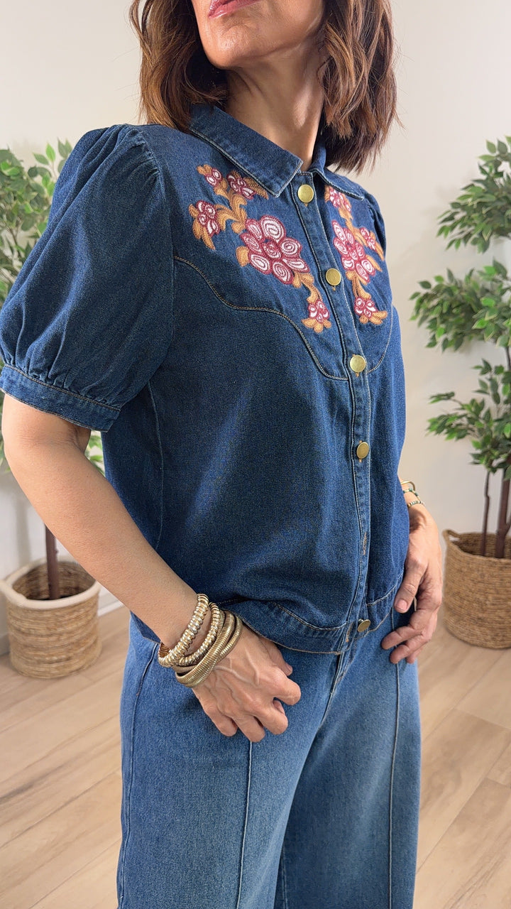 Cumbre Denim Top