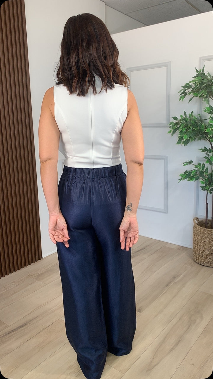 Natividad Navy Pants