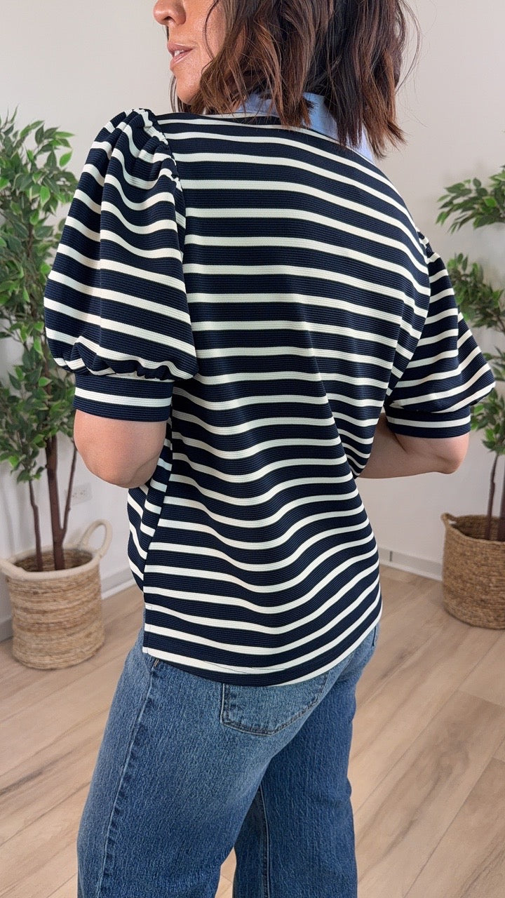 Futuro Navy Top
