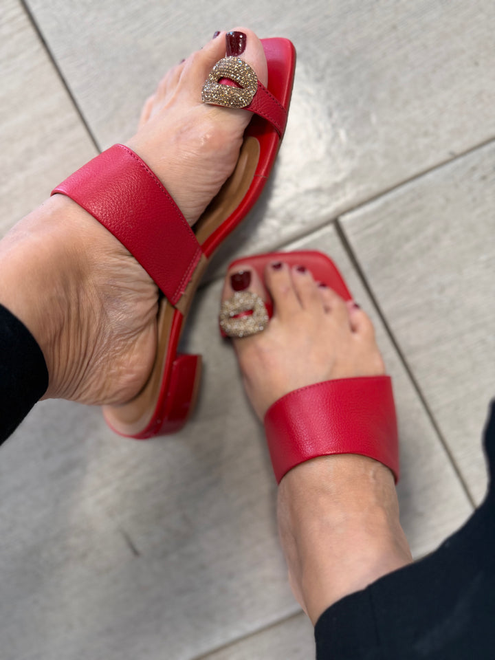 Tchocco Red RD Sandals