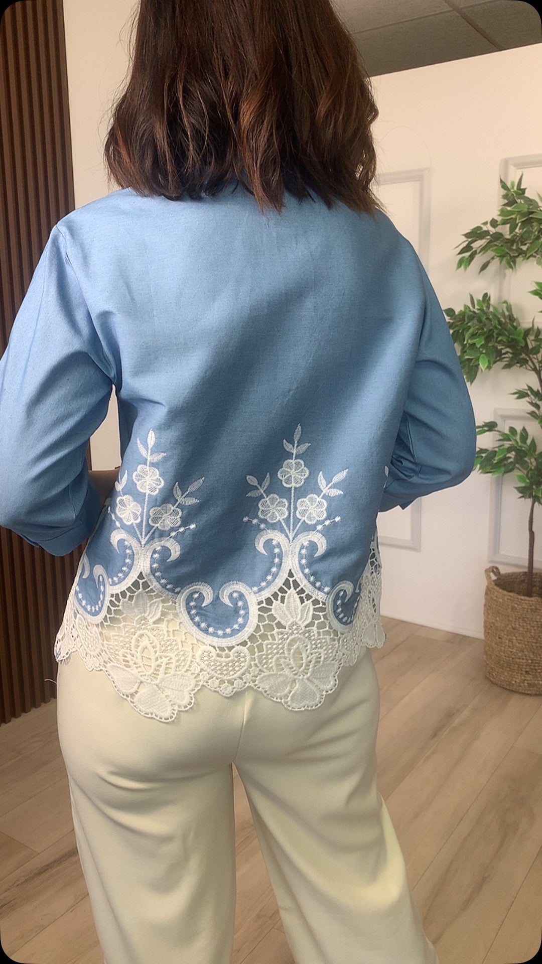Susurro Denim Top
